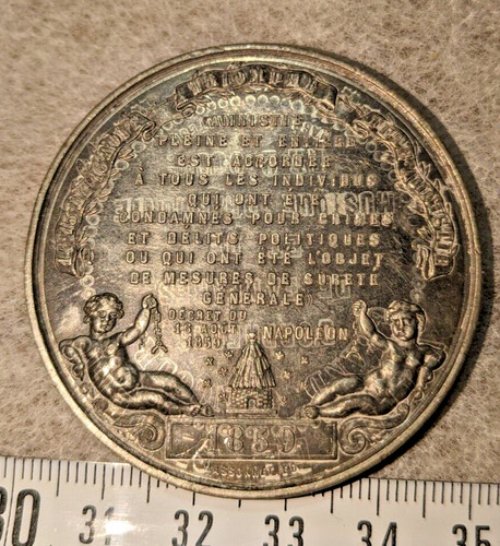 Médaille napoléon iii tête - médaille,