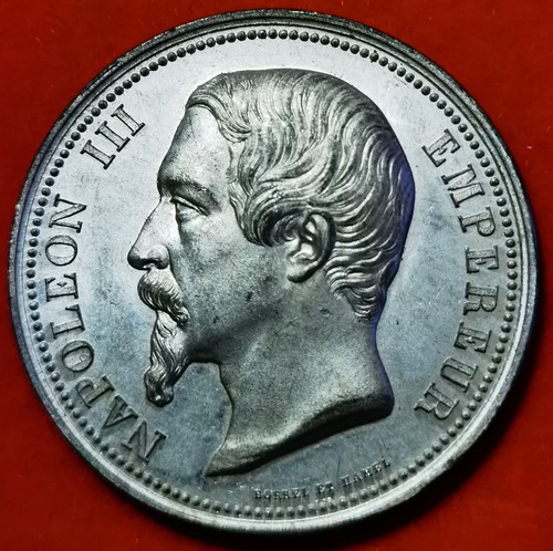 Medaille etain napoléon iii - medaille,