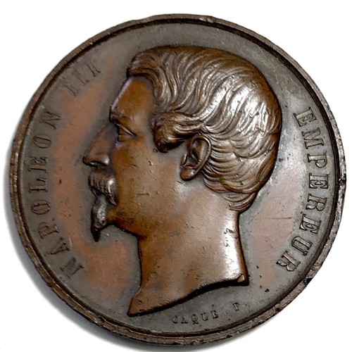 1859 medaille cuivre - cuivre, napoléon